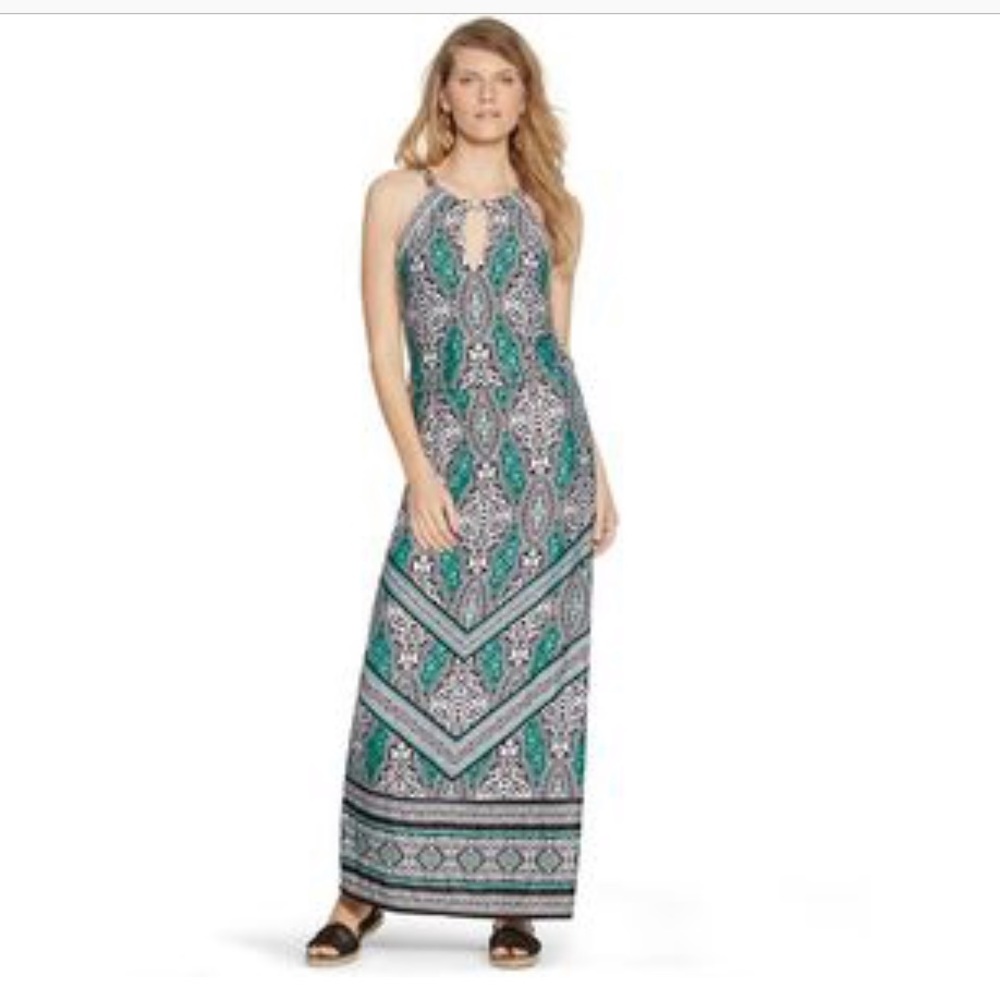 White House Black Market long maxi dress